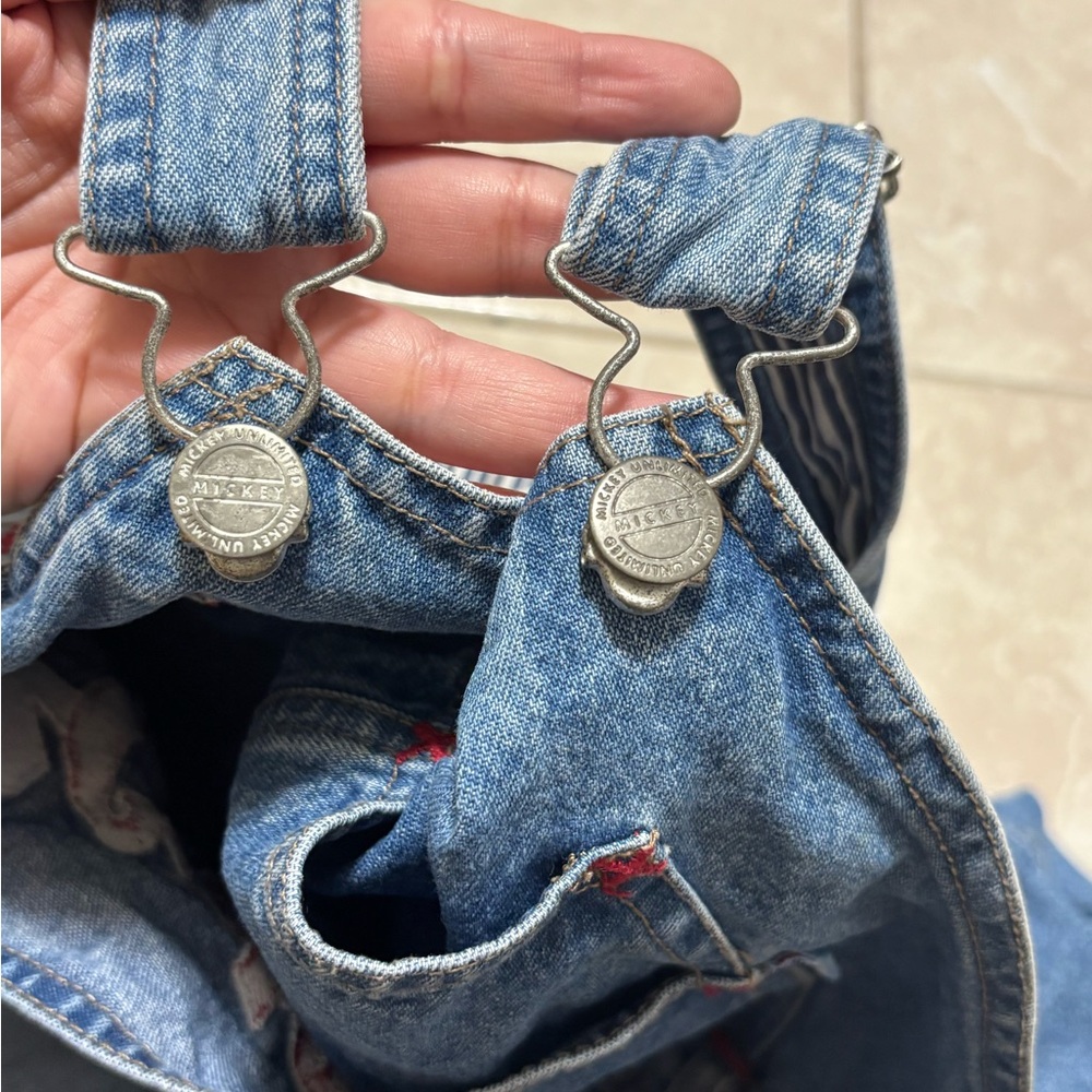 Vintage Disney denim women’s overalls size 22w/24w - Picture 8 of 8